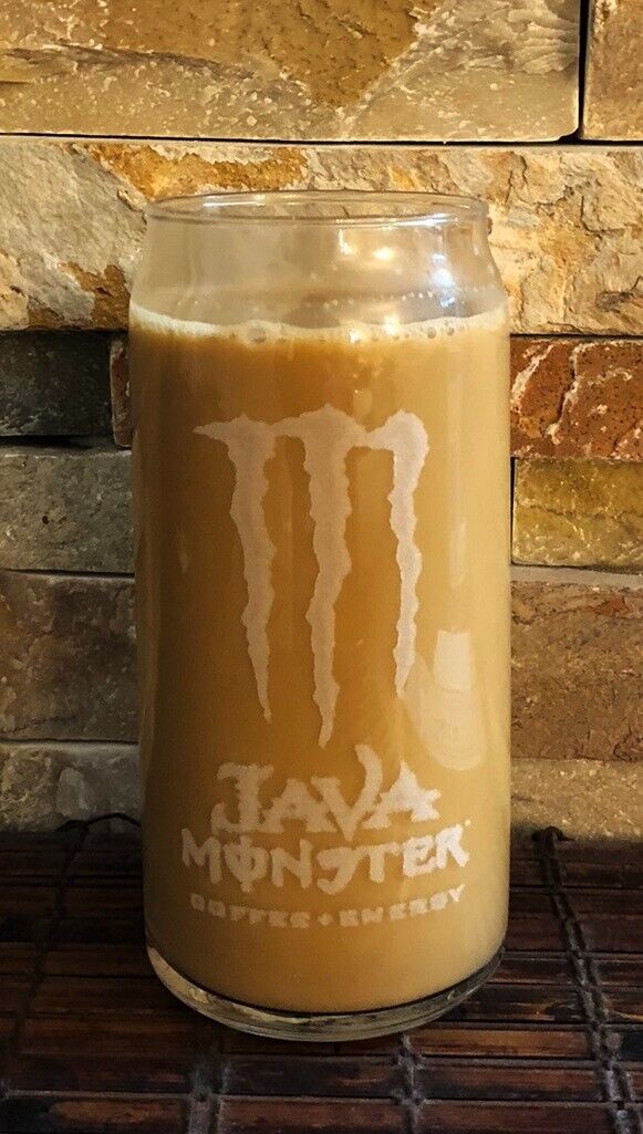 Monster Java Energy Glass