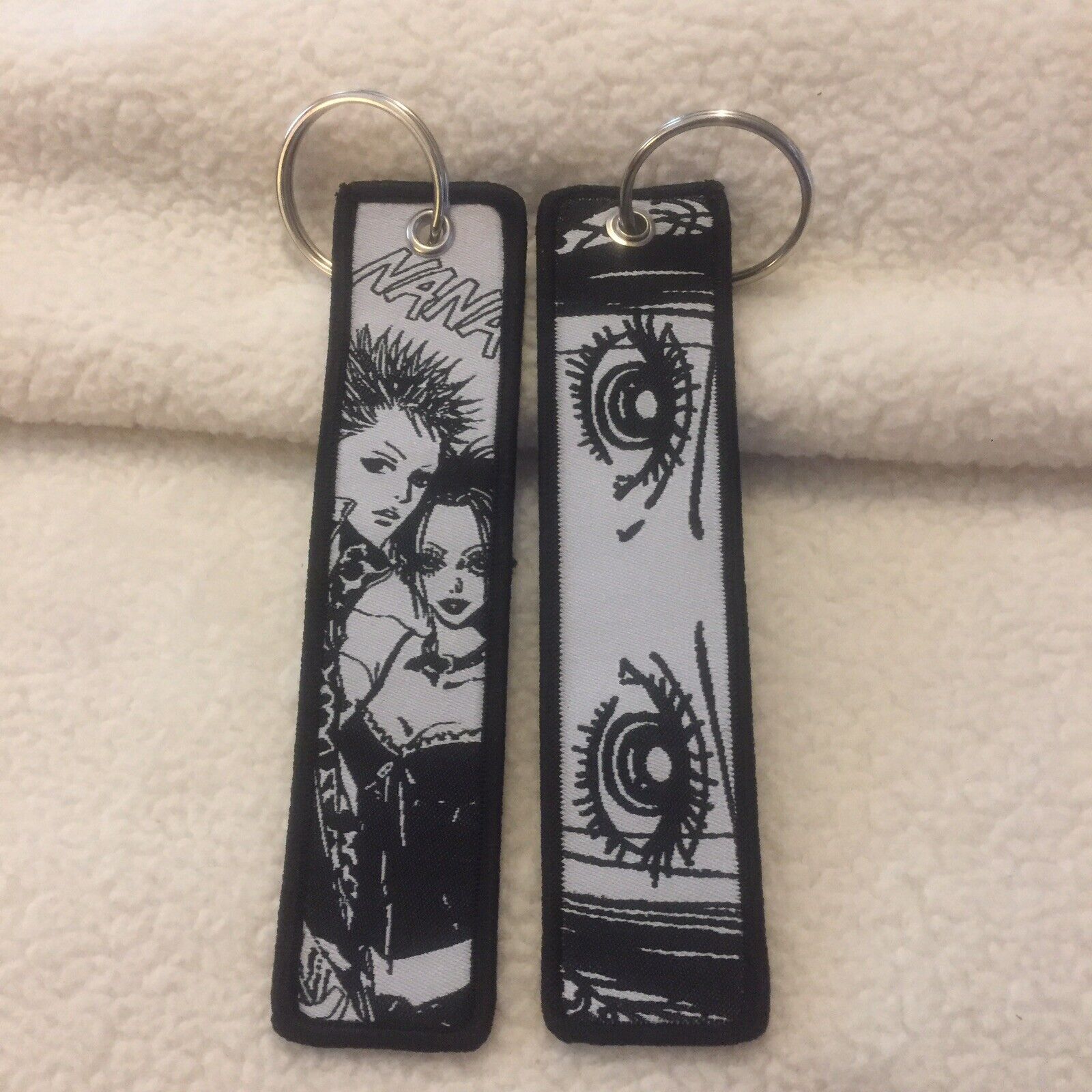 Nana Japanese Manga Embroidered Keychain Key Tag Cute New