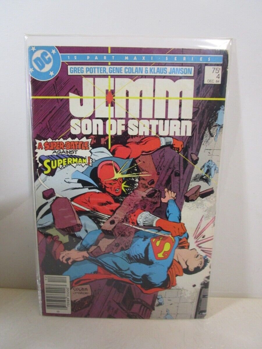 Jemm, Son of Saturn #4 DC Comics December Dec 1984 Bagged Boarded