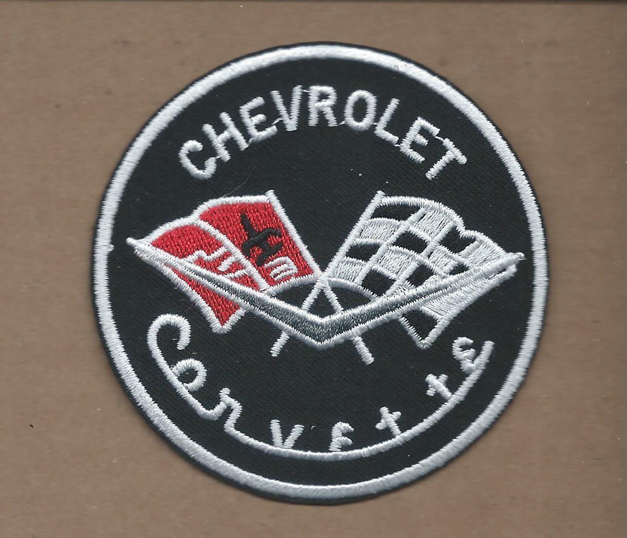 NEW 3 INCH CHEVROLET CORVETTE IRON ON PATCH  P1