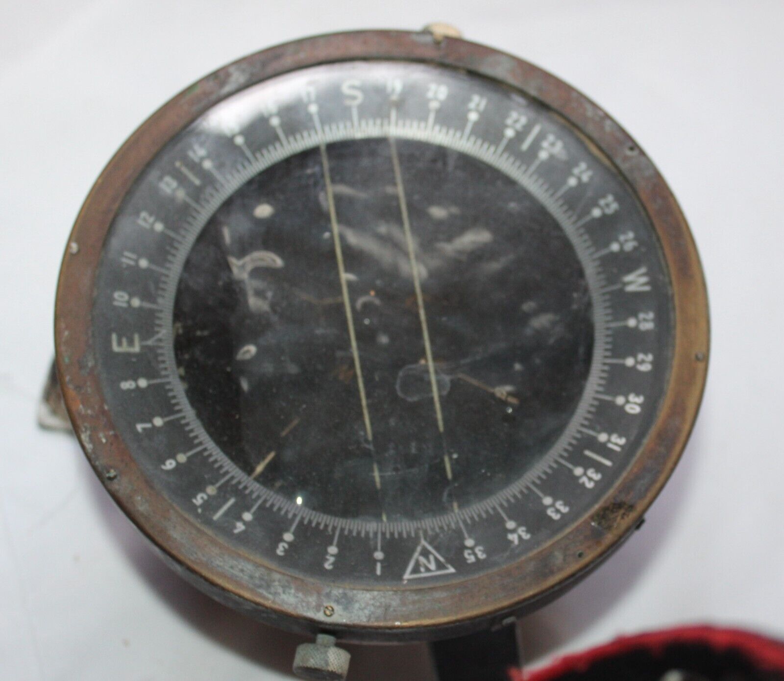 WWII U.S. Army Air corps type D-12 Aircraft compass Bendix Aviation co. B17
