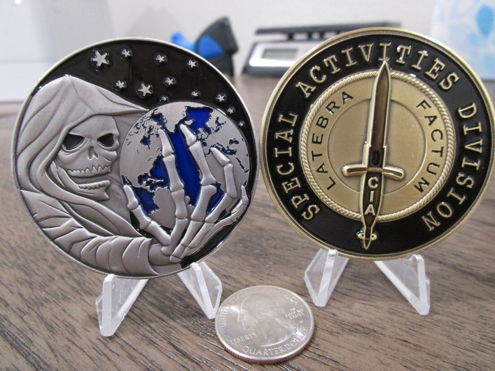 Central Intelligence Agency CIA Special Activities SAD SOG Reaper Challenge Coin