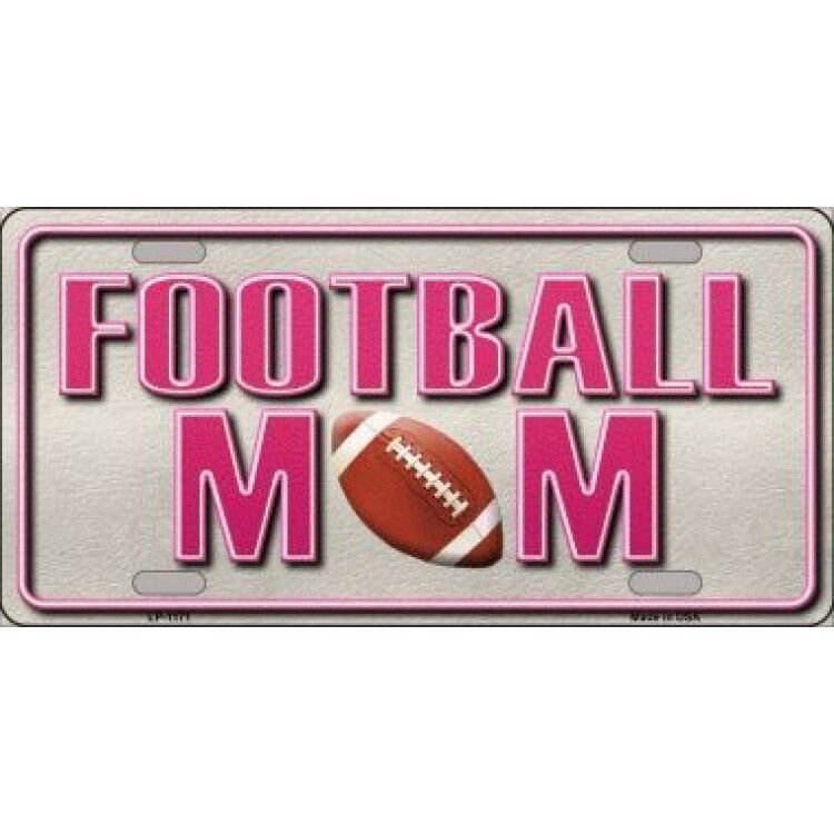 football mom sport mother metal license plate made in usa