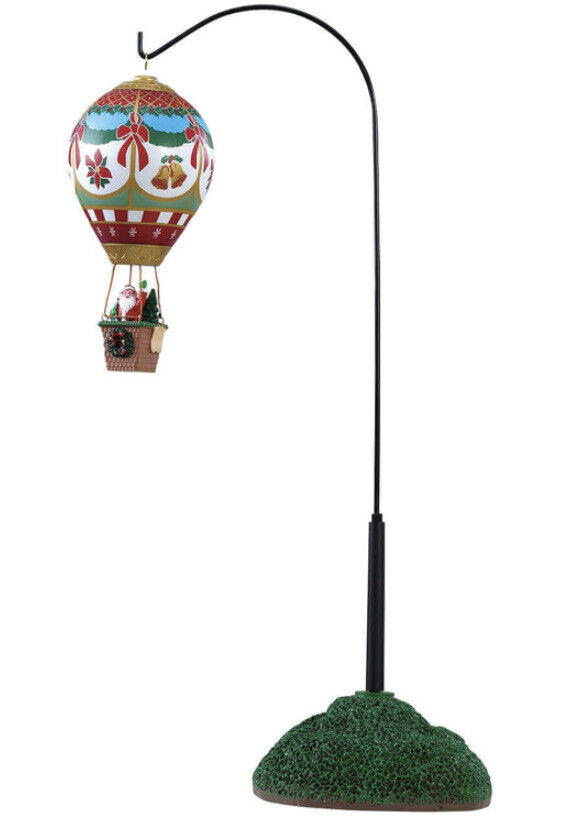 LEMAX Holiday Cheer Hot Air Balloon-animated Holiday Village Train Accent