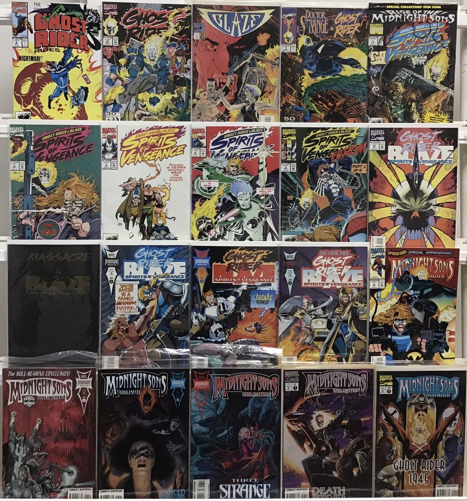 Marvel Comics - Ghost Rider - Comic Book Lot Of 20
