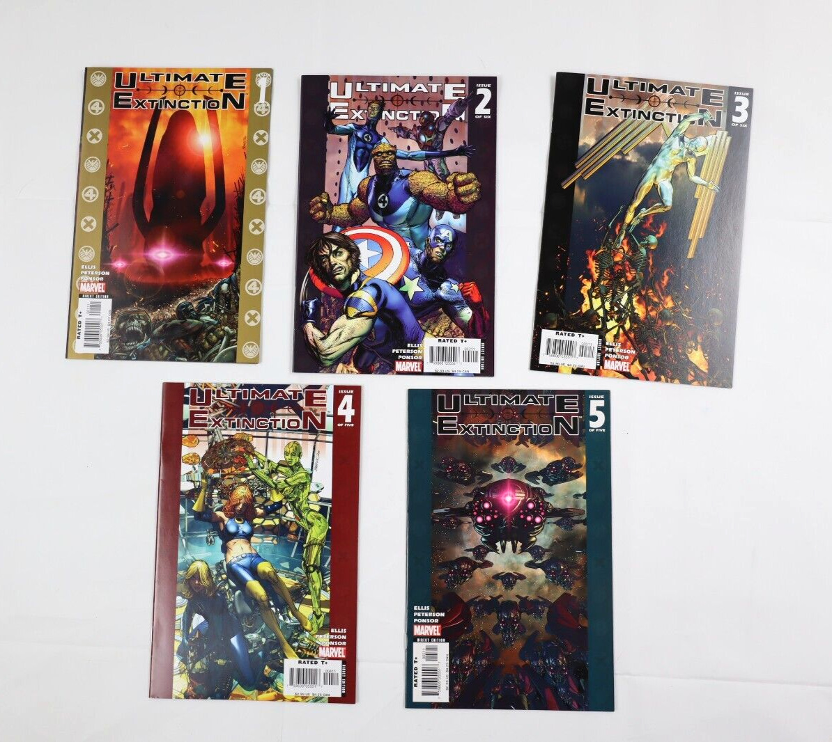 Ultimate Extinction #1-5 Marvel Comic Books Lot