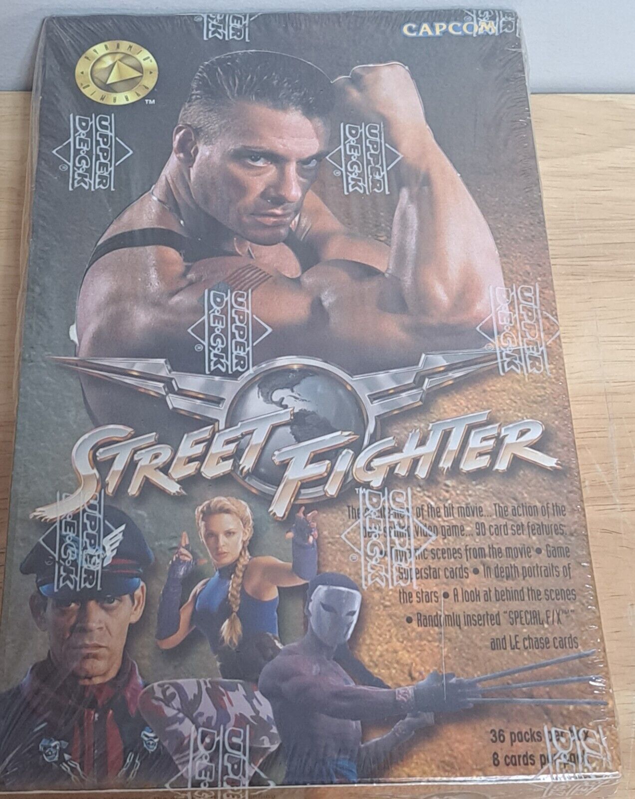 1994 STREET FIGHTER MOVIE TRADING CARD BOX FACTORY SEALED