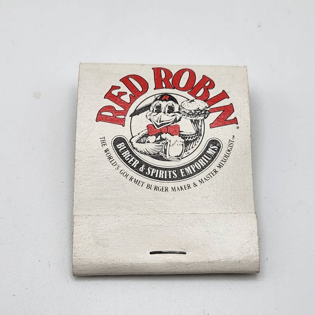 Vintage Matchbook Red Robin Burger & Spirits Emporium Restaurant