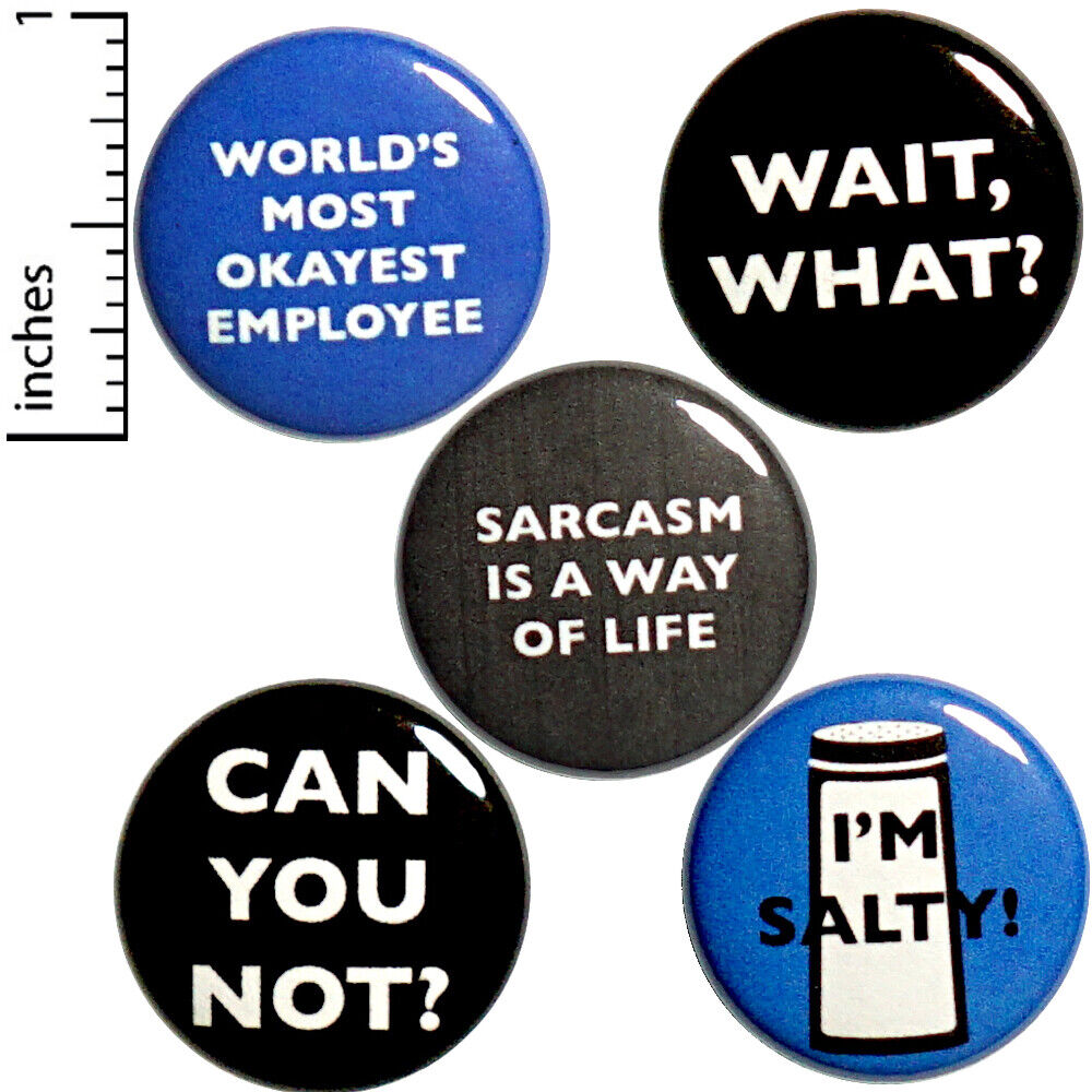 Funny Sarcastic Fridge Magnets Work Humor Can You Not? Gift Set 5 Pack 1\