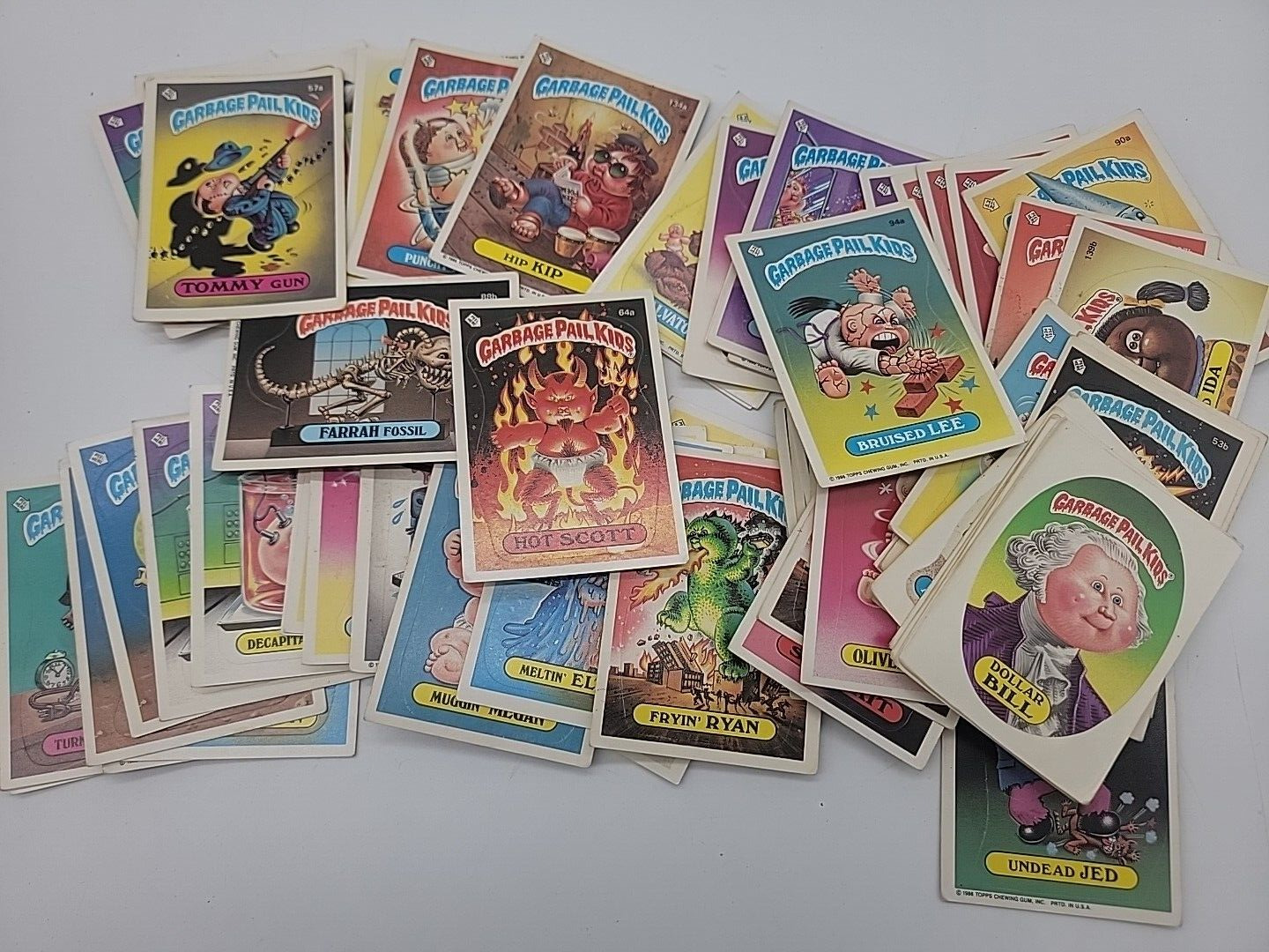 BIG Lot 78 Vintage Garbage Pail Kids Cards Original Series) 1986-1987 NICE-PICS