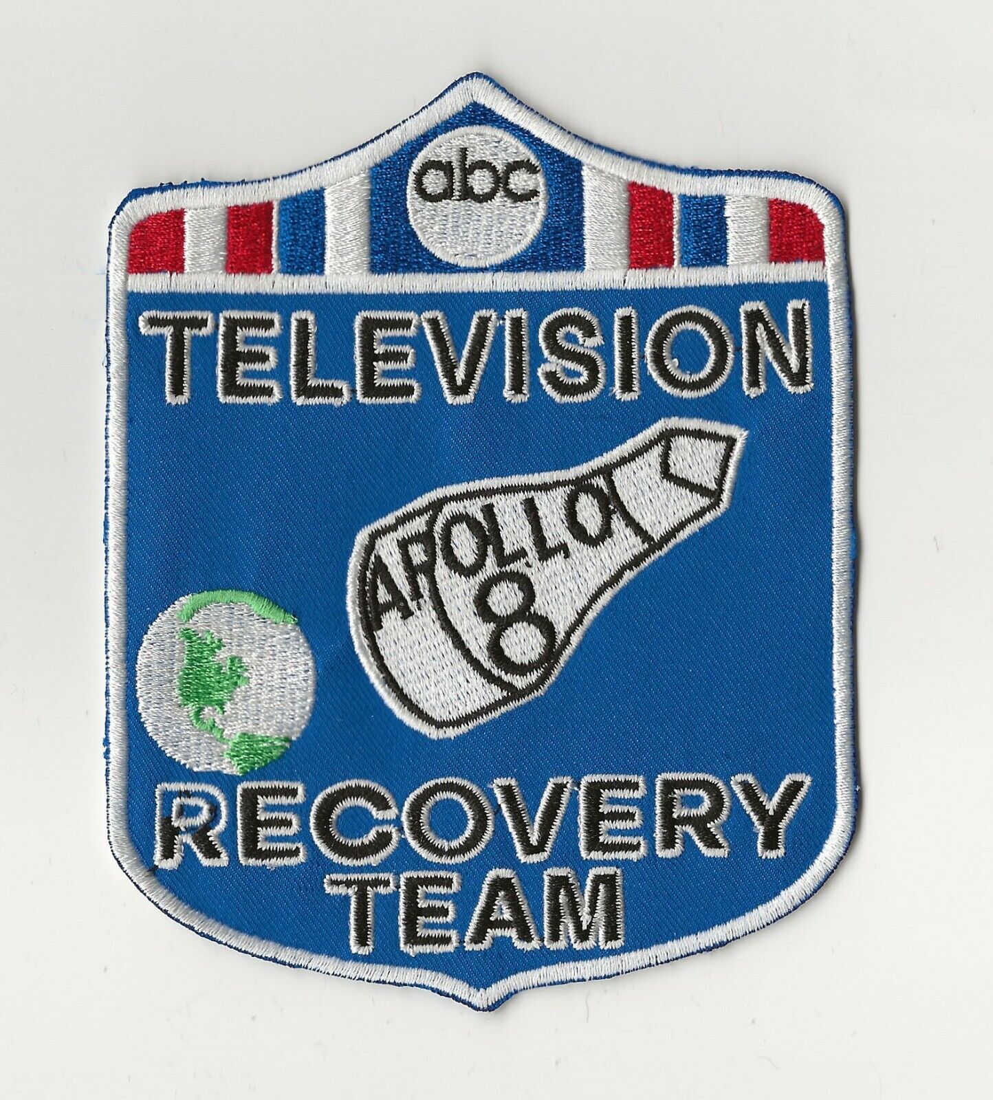 ABC News Apollo 8 Television Recovery Team correspondent NASA space patch