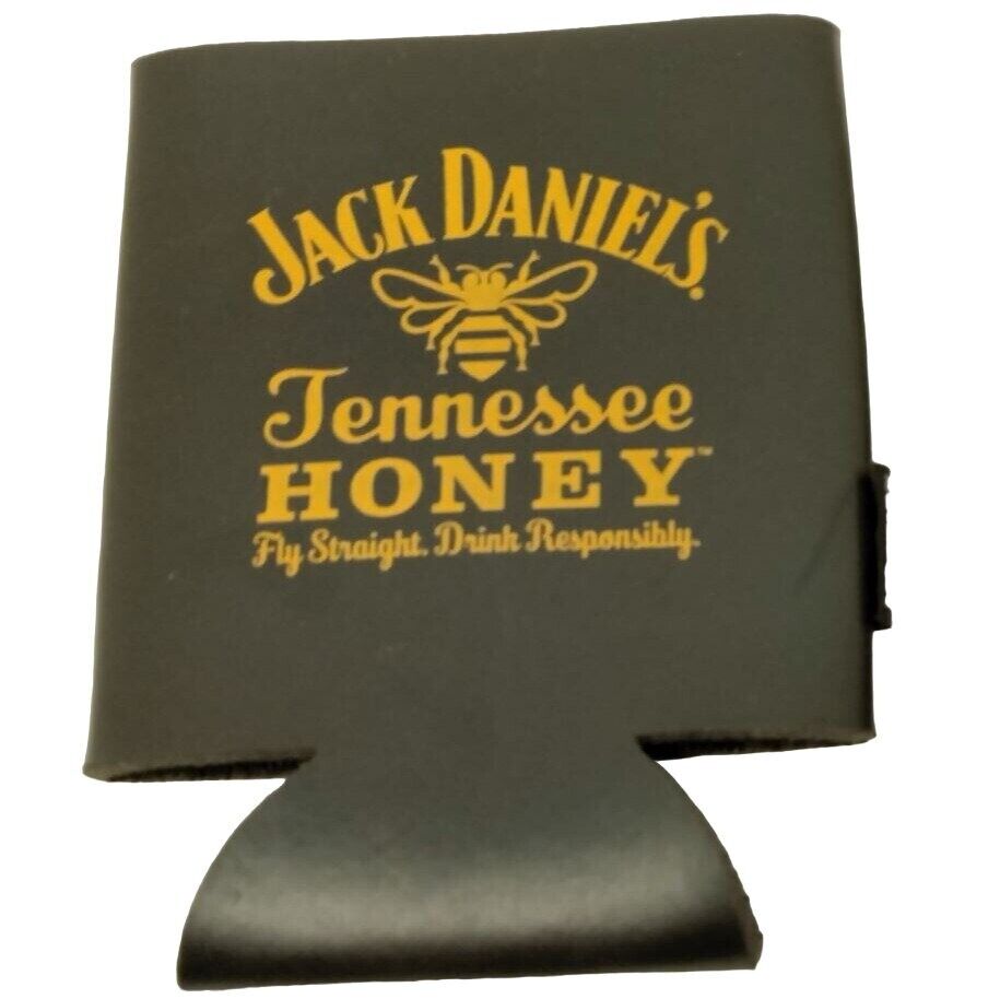 Jack Daniels Can Koozie Coozie Tennessee Honey Fly Straight Drink Responsibly