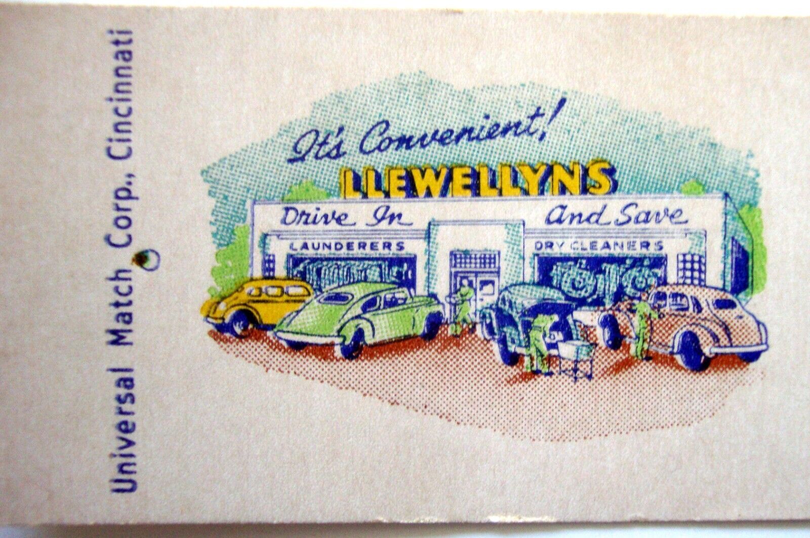 LLEWELLYN'S LAUNDERERS LOUISVILLE KY   SAMPLE MATCHCOVER