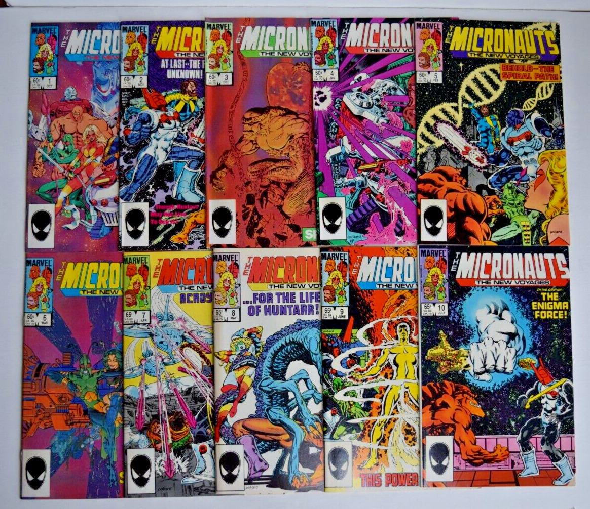 MICRONAUTS THE NEW VOYAGES  (1984) 20 ISSUE COMPLETE SET #1-20 MARVEL COMICS
