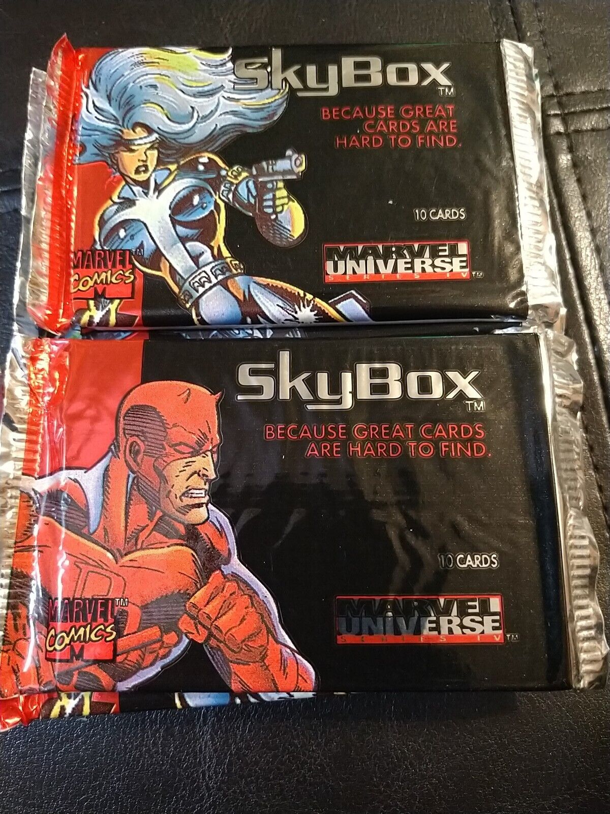 1993 SkyBox MARVEL UNIVERSE SERIES IV 10 Sealed Pks. 10 Cards Per Pk