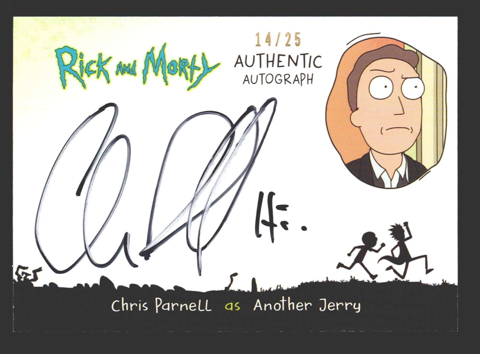 2019 Rick and Morty Season 2 CP-AJ Chris Parnell as Another Jerry Autograph Card