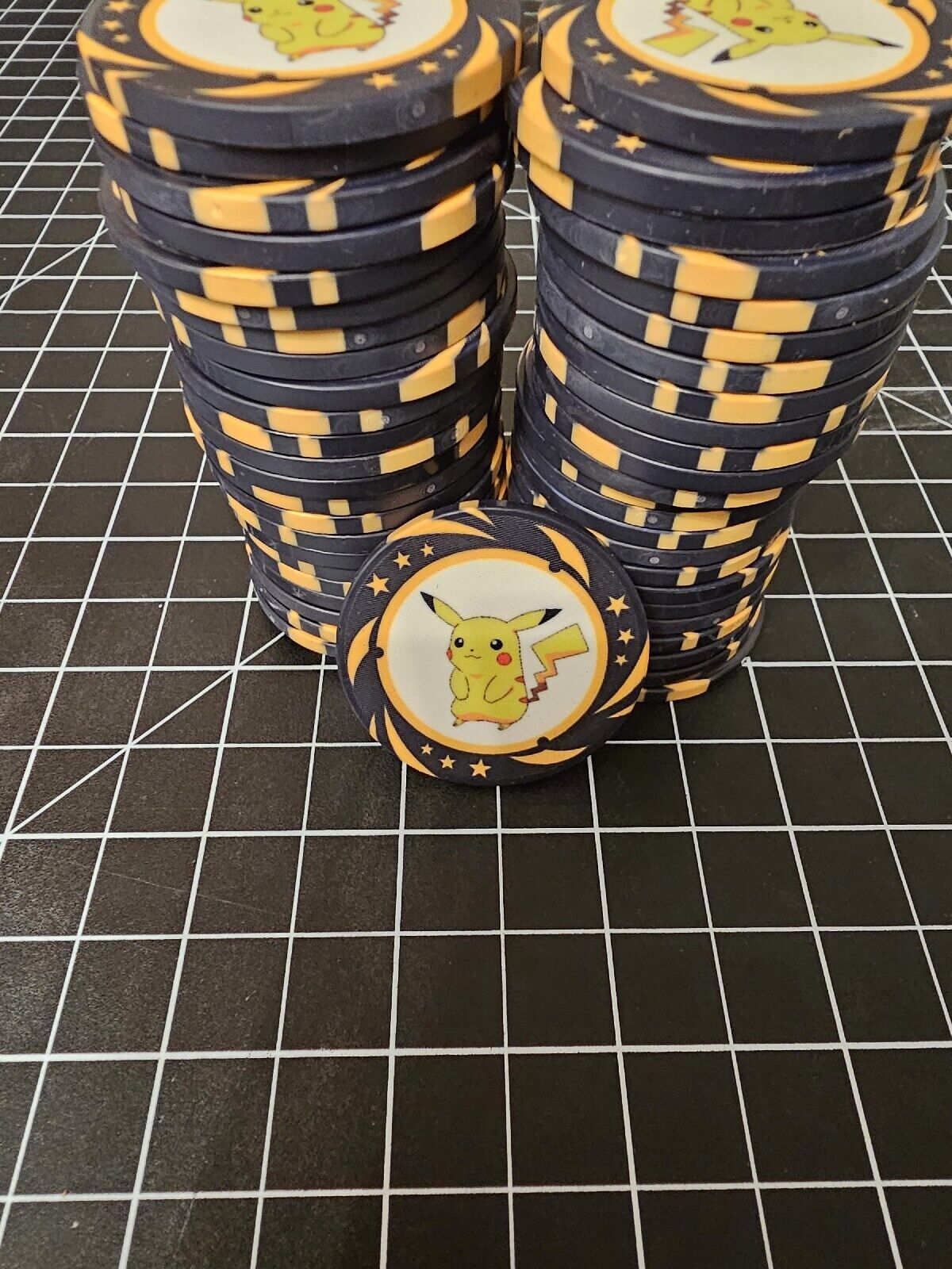 Custom Pikachu Poker Chips (100 PCs)