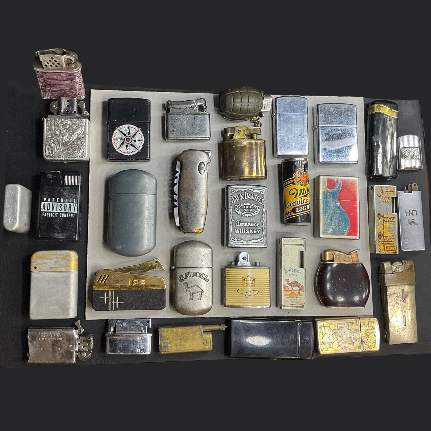 Vintage Lighter Lot Estate Junk Drawer