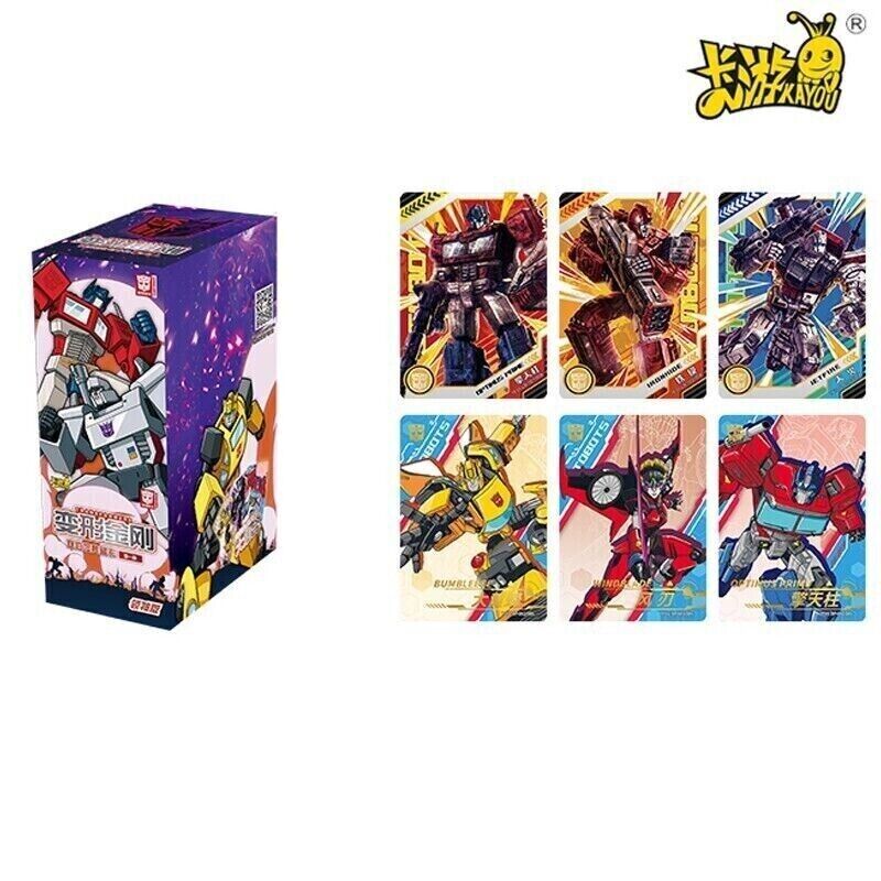 Kayou G1 Transformers Series Licensed Hasbro Hobby Box 1 BOX 18 Pack 90 Card New
