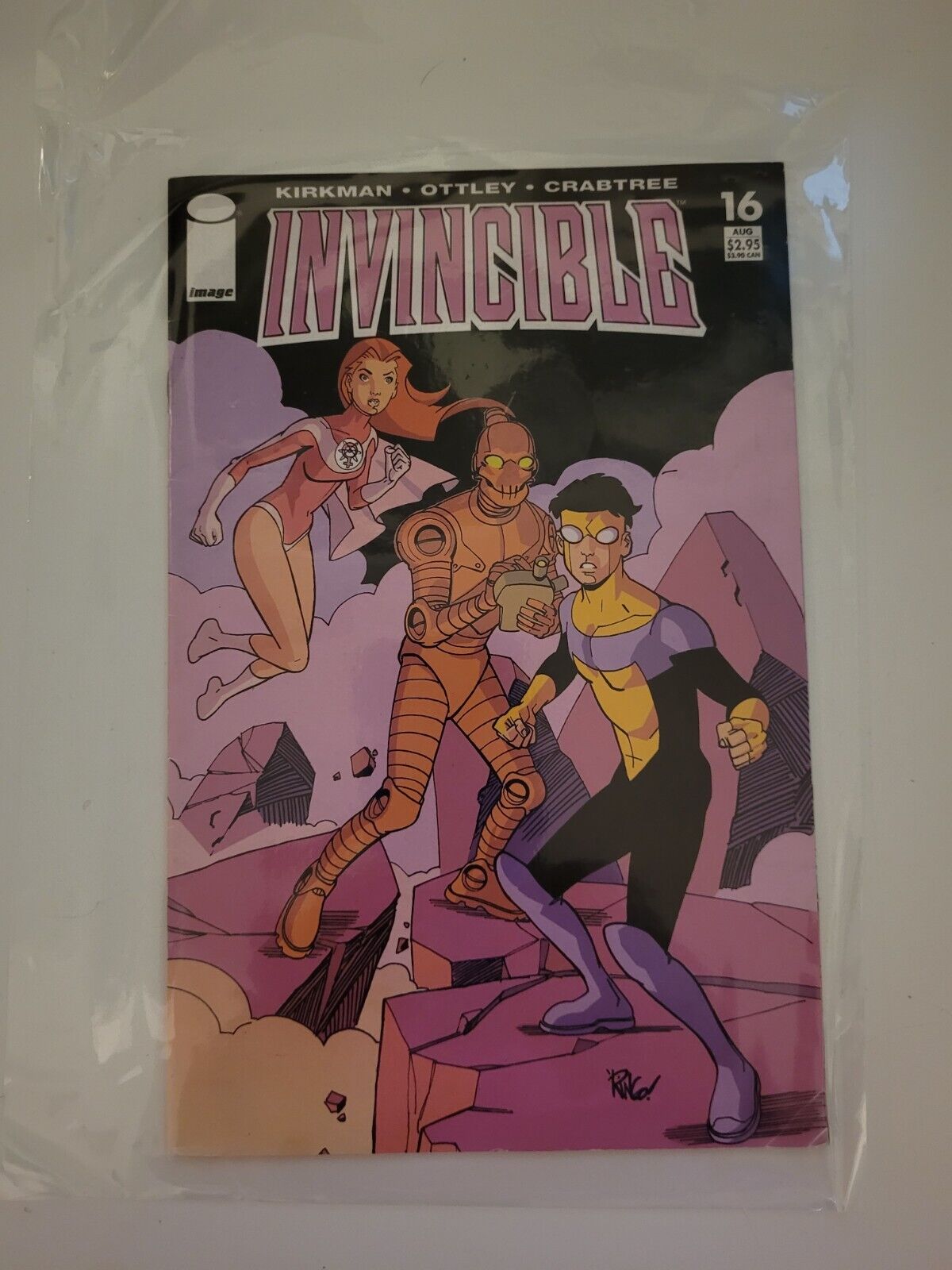 Invincible #16 1st Appearance Angstrom Levy Image 2004 NM