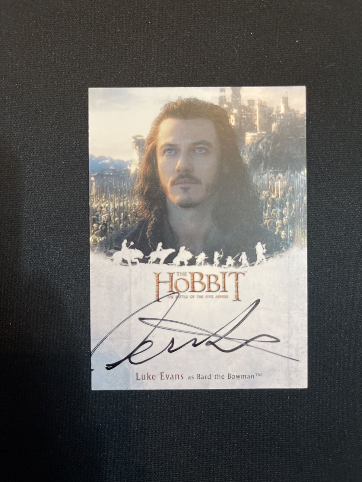 Warner Bros. The Hobbit The Battle Of The Five Armies Luke Evans Autograph Card