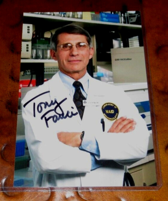 Dr Anthony Fauci signed autographed PHOTO COVID-19 Ebola HIV/AIDS