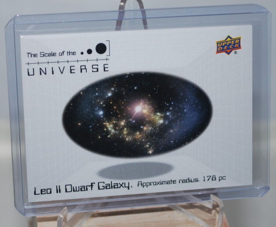 2022 Upper Deck Cosmic Scale Of The Universe #SU-37 Tier 2 Leo II Dwarf Galaxy
