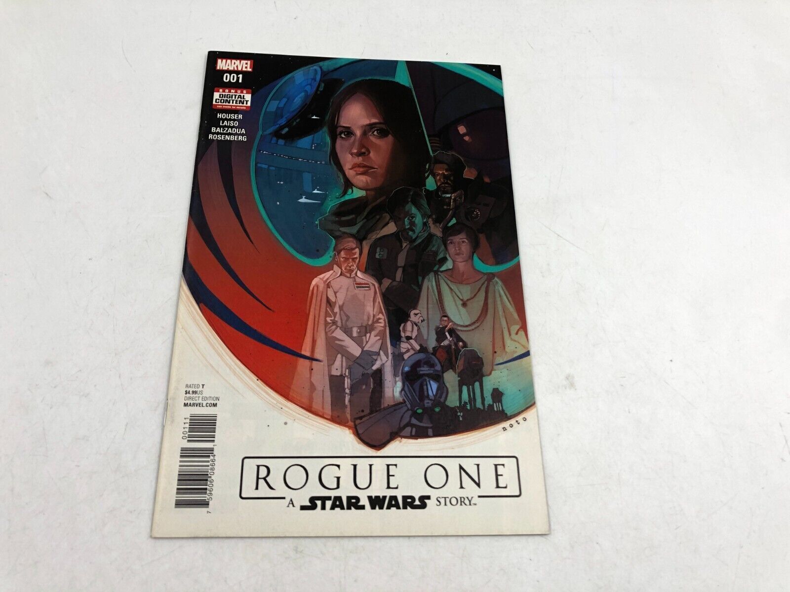 Star Wars Rogue One Adaptation #1 1st Appearance of Andor Marvel 2017