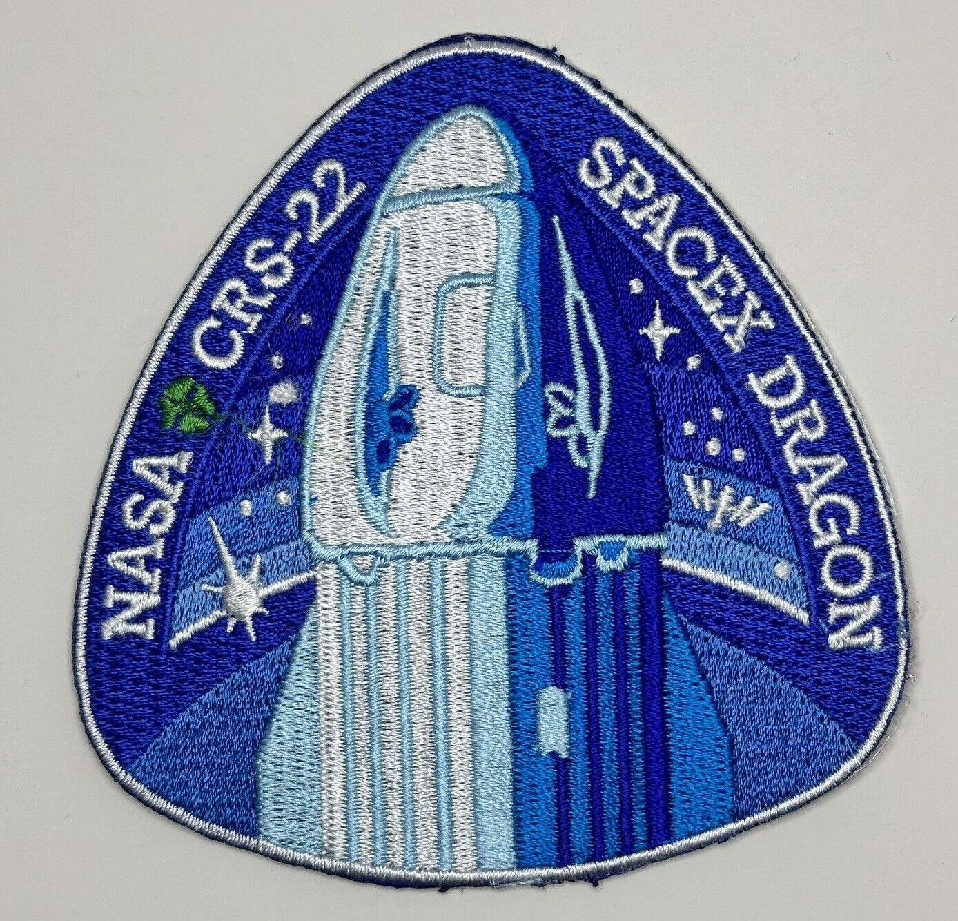 Original SPACEX CRS-22 DRAGON ISS RESUPPLY MISSION PATCH 3” NASA FALCON 9