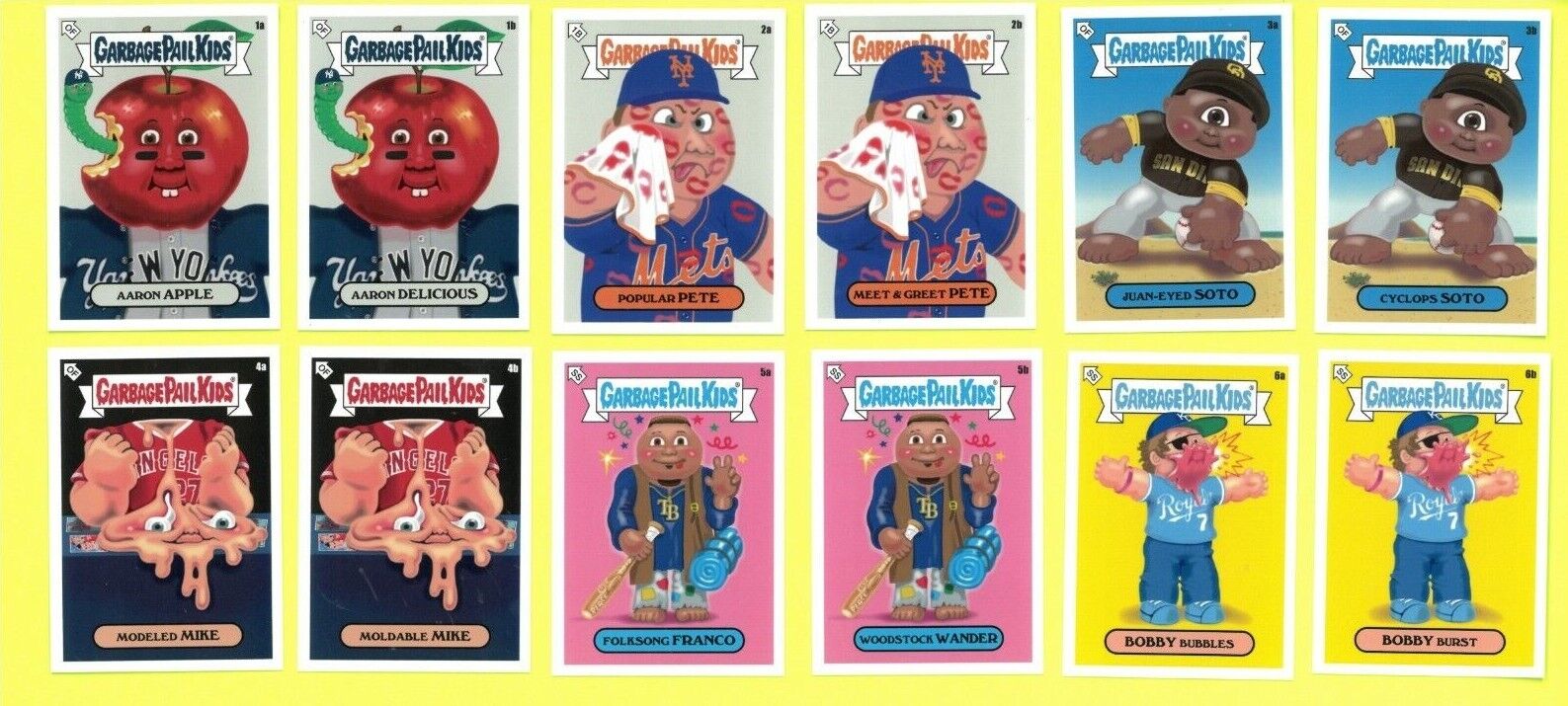 Topps MLB x Garbage Pail Kids Series 1 Keith Shore - COMPLETE YOUR SET SINGLES