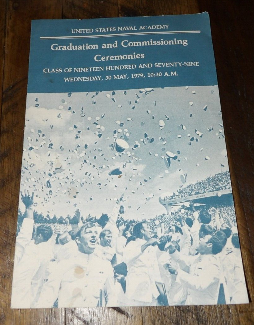 United States Naval Academy USNA Class of 1979 Graduation Commissioning Program