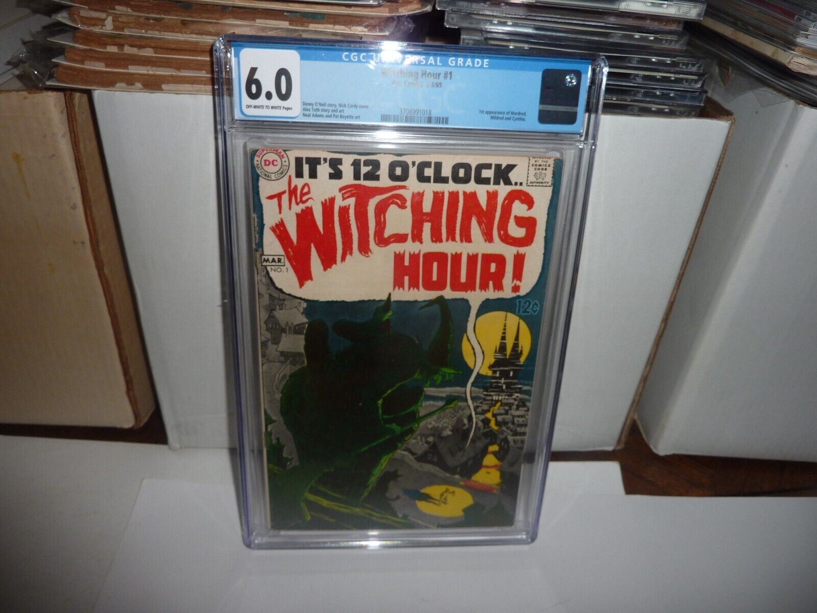 THE WITCHING HOUR #1 DC Comics 1969 1st Cynthia, Mildred, Mordred CGC 6.0 OW/WP