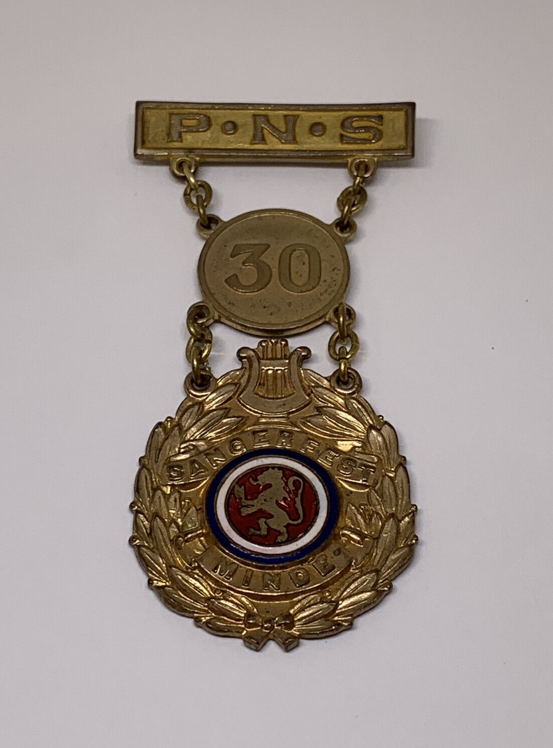 PNS Sangerfest Pacific Norwegian Singers Association 30 Medal Badge Pin (50)