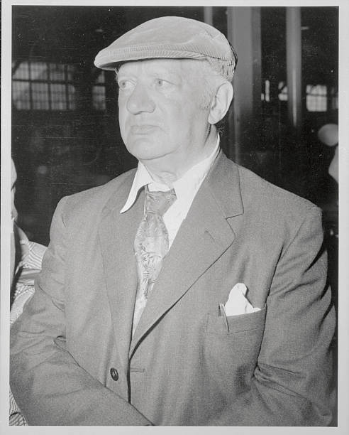 Portrait Of Sir Jacob Epstein Wearing Tam Hat 1935 Old Photo