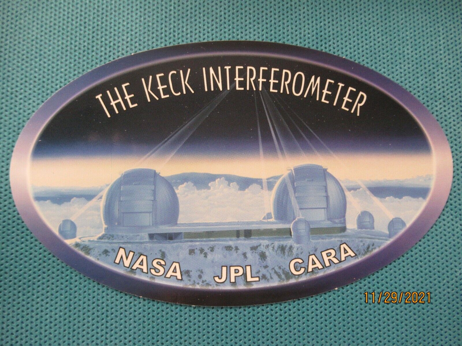 NASA The keck interferometer collectors sticker