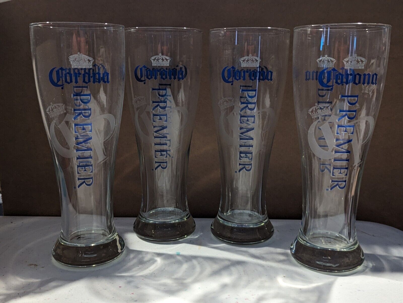 Set of 4 Corona Premier Glasses
