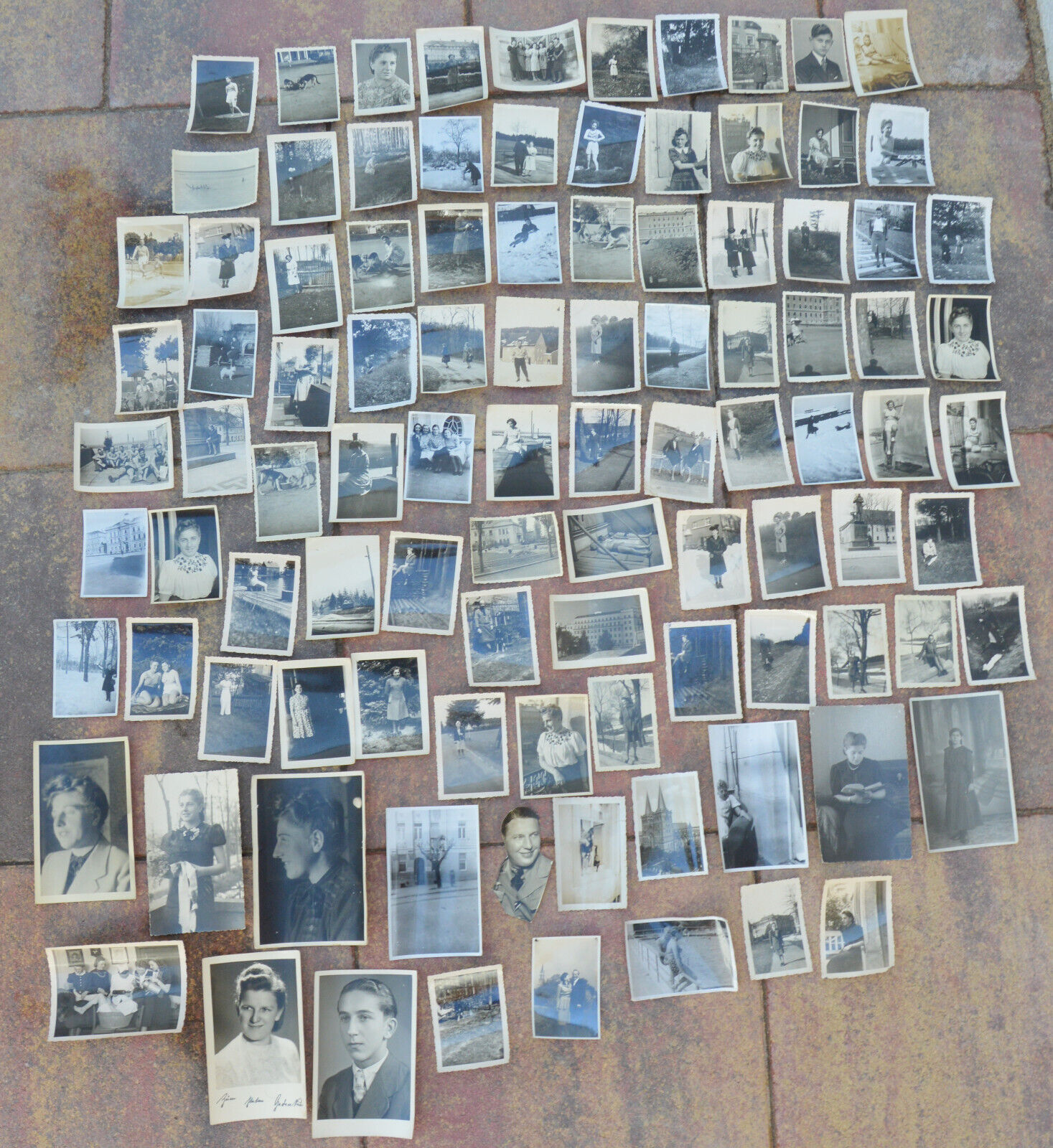 GERMAN PRIVATE PHOTOS FROM WWII LOT of 100 pcs