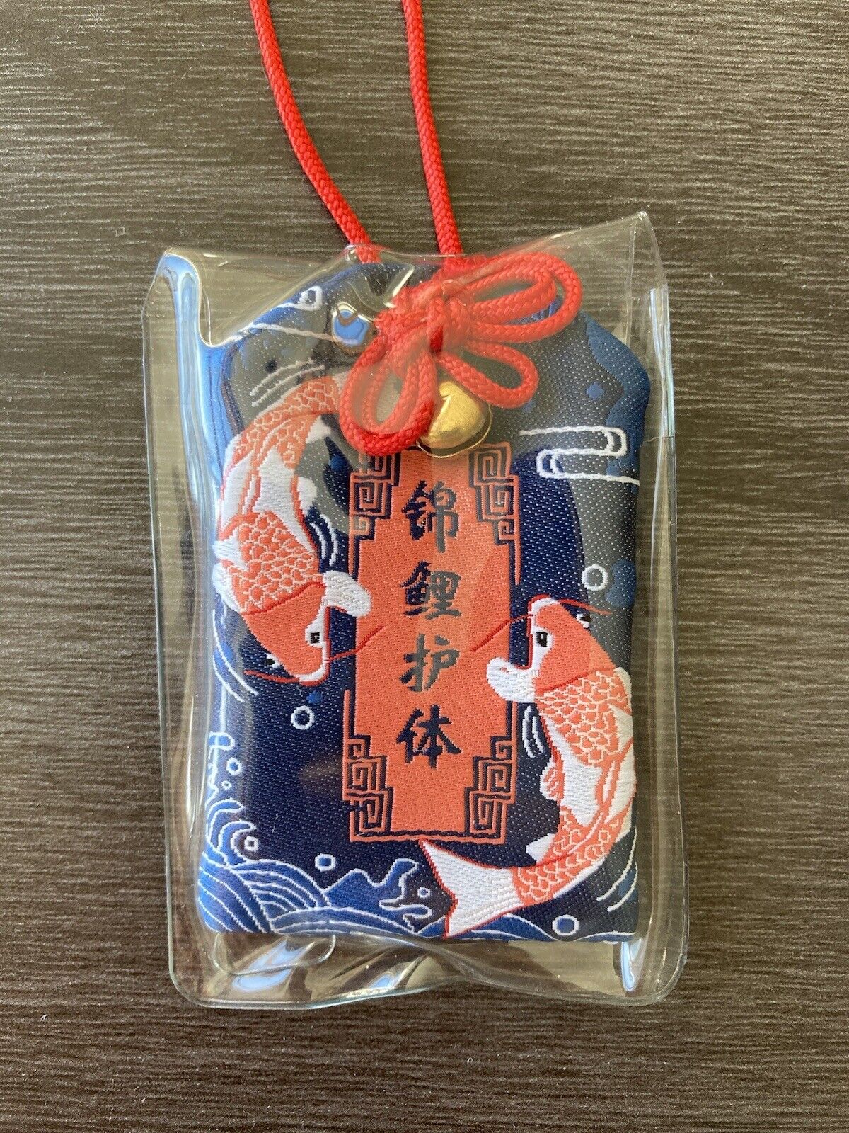 Omamori charm - Charm For Protection - Red - Koi Fish