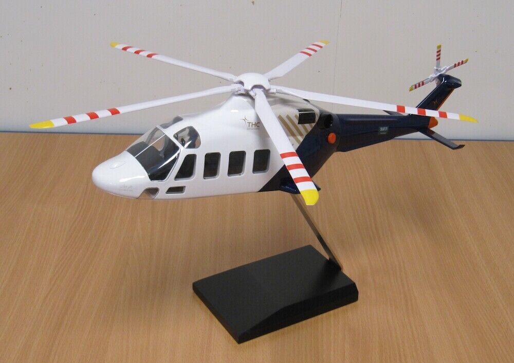 THC The Helicopter Company Agusta Westland AW-139 Desk Top Display 1/40 AV Model