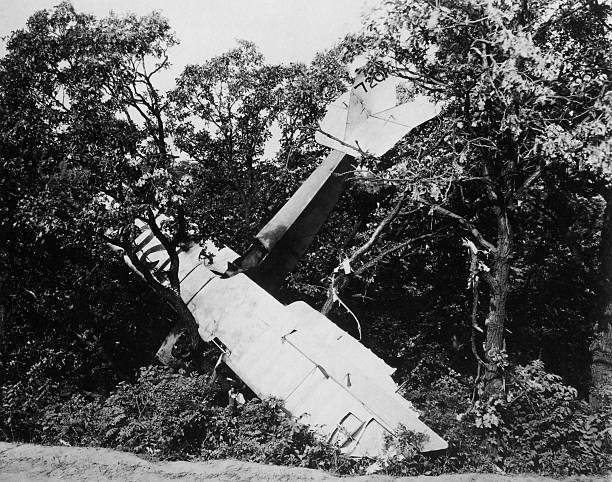 Jack Kenwood Airplane Crashed In Usa On August 17Th 1927 Historic Old Photo