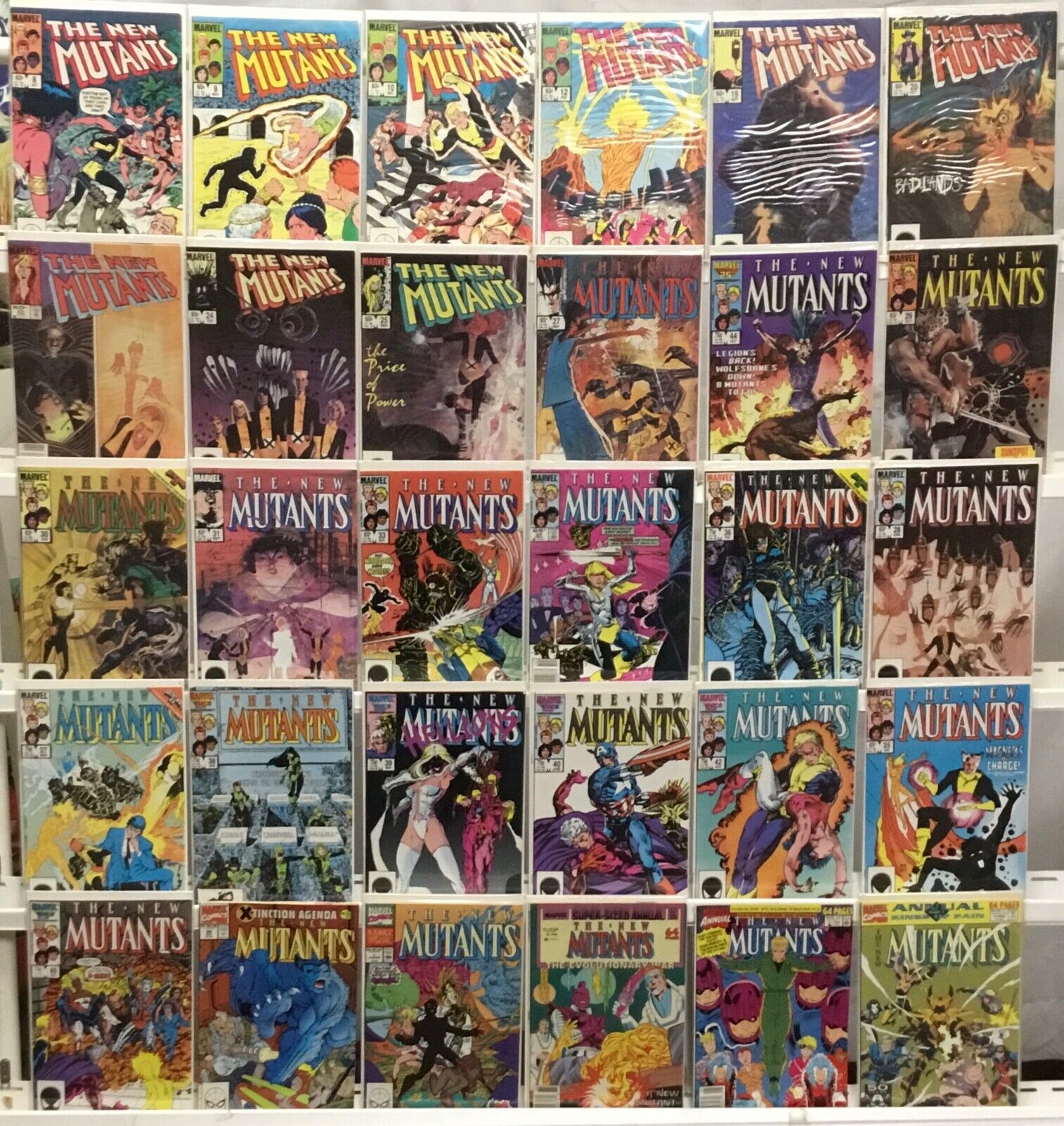 Marvel Comics New Mutants 1st Series Comic Book Lot of 30 Issues