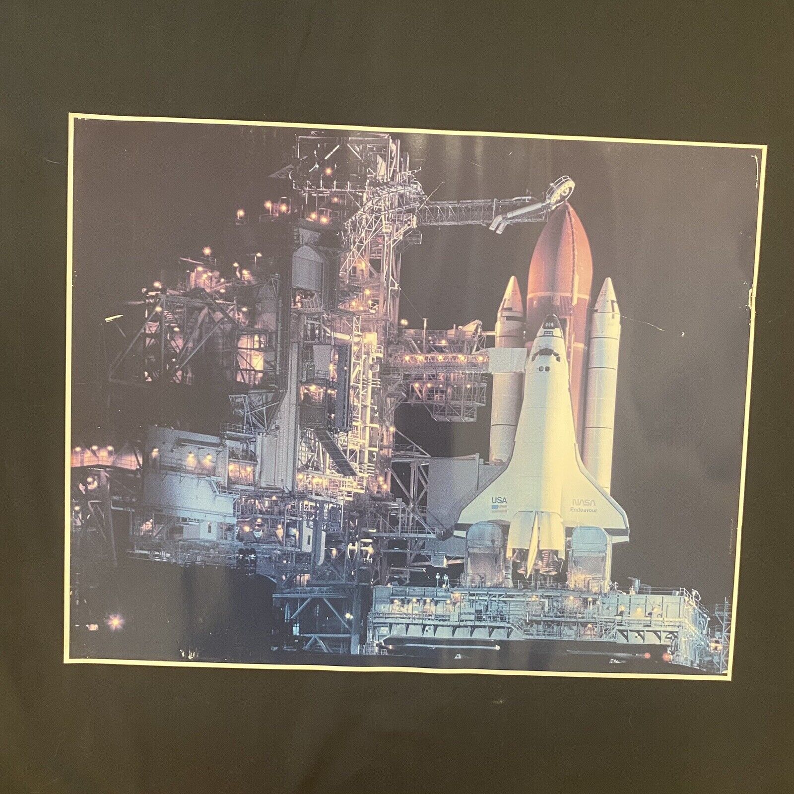 Vintage NASA Endeavor Skylab Space Shuttle Astronaut Launch Engineer Photo 20x16