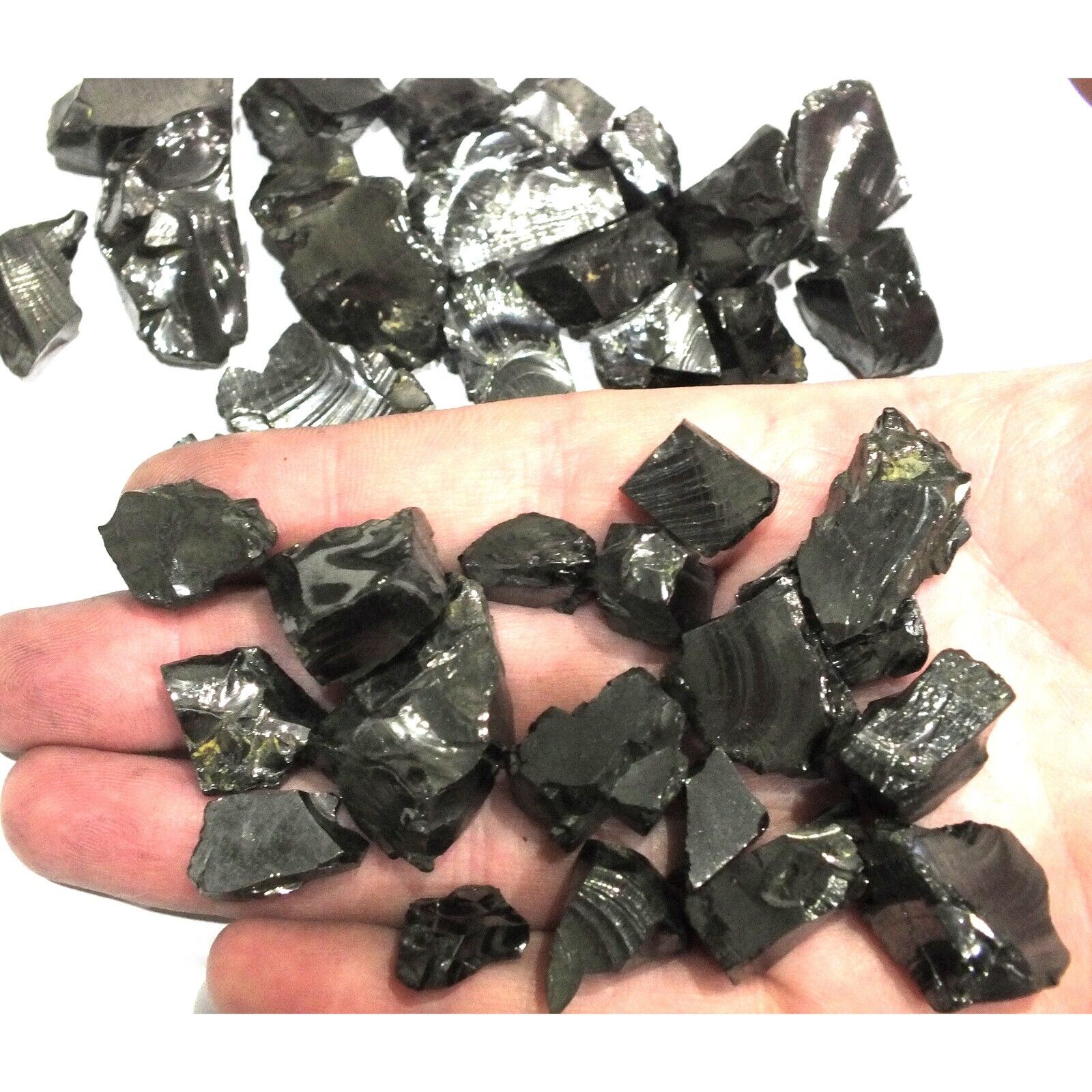Elite Shungite stones Crystals 200-400 grams 1-5 gr C60 Detox Karelia Russia 