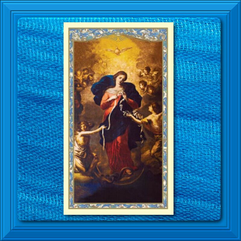 Catholic Holy Prayer Card Prayer to MARY Untier of Knots Blessed Mother 