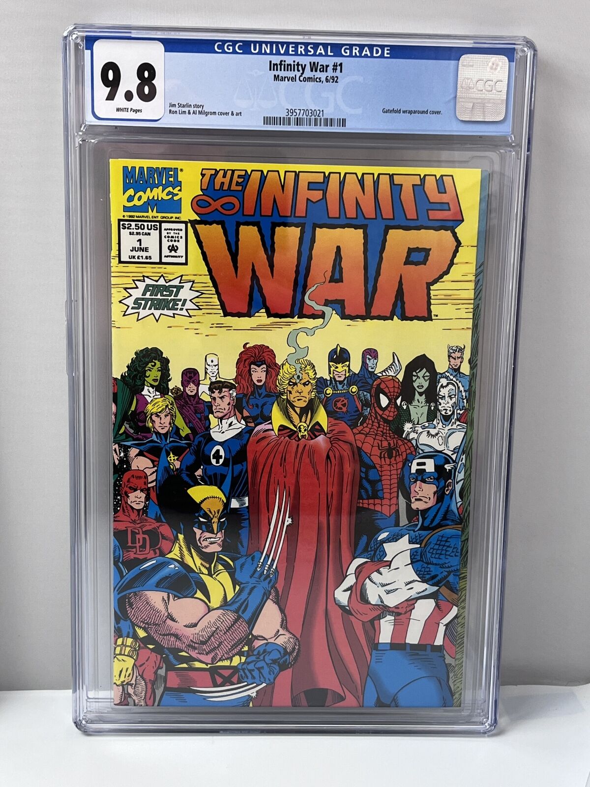 The Infinity War #1 CGC 9.8 (1992) 1st app. of many Marvel doppelgangers