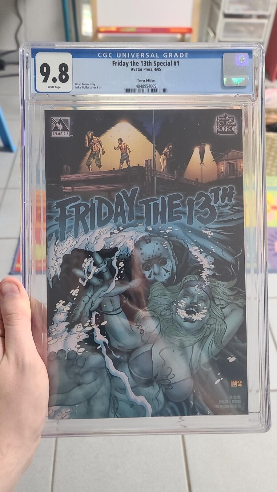 FRIDAY THE 13TH SPECIAL #1 TERROR EDITION CGC 9.8 AVATAR PRESS