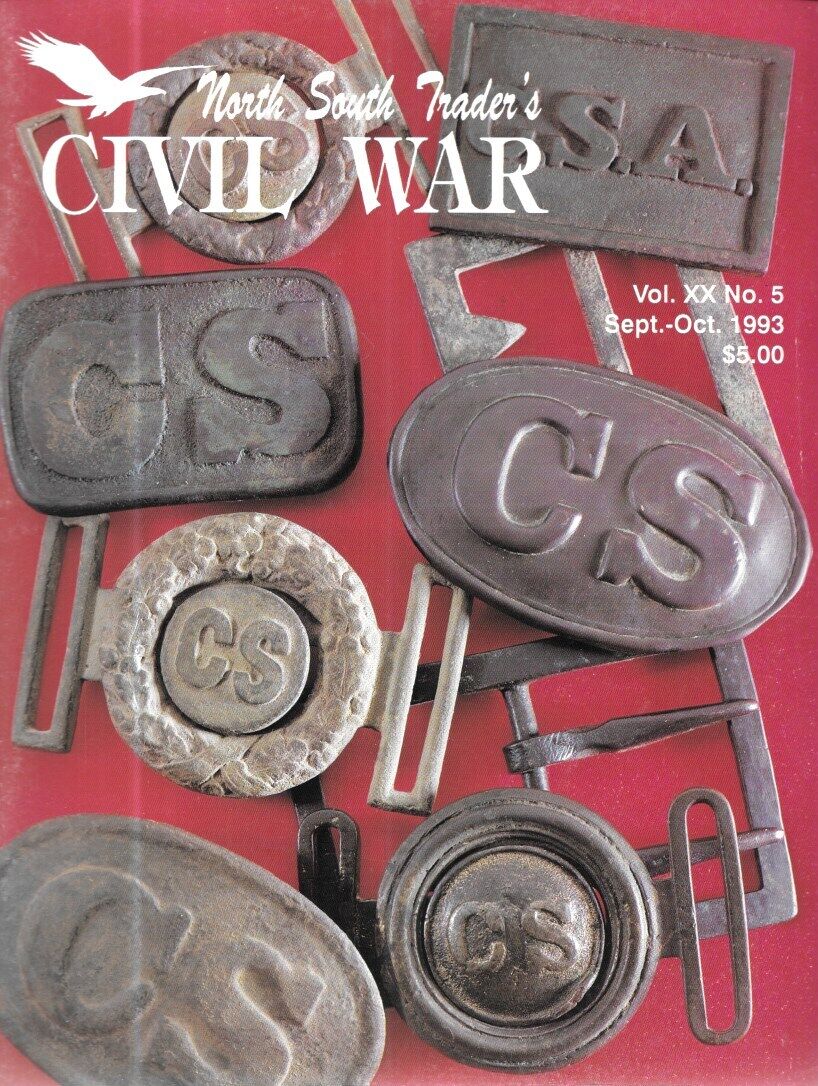 North South Trader\'s Civil War V20 N5 1993 Fort Caney Creek Texas Jeff Davis CSA