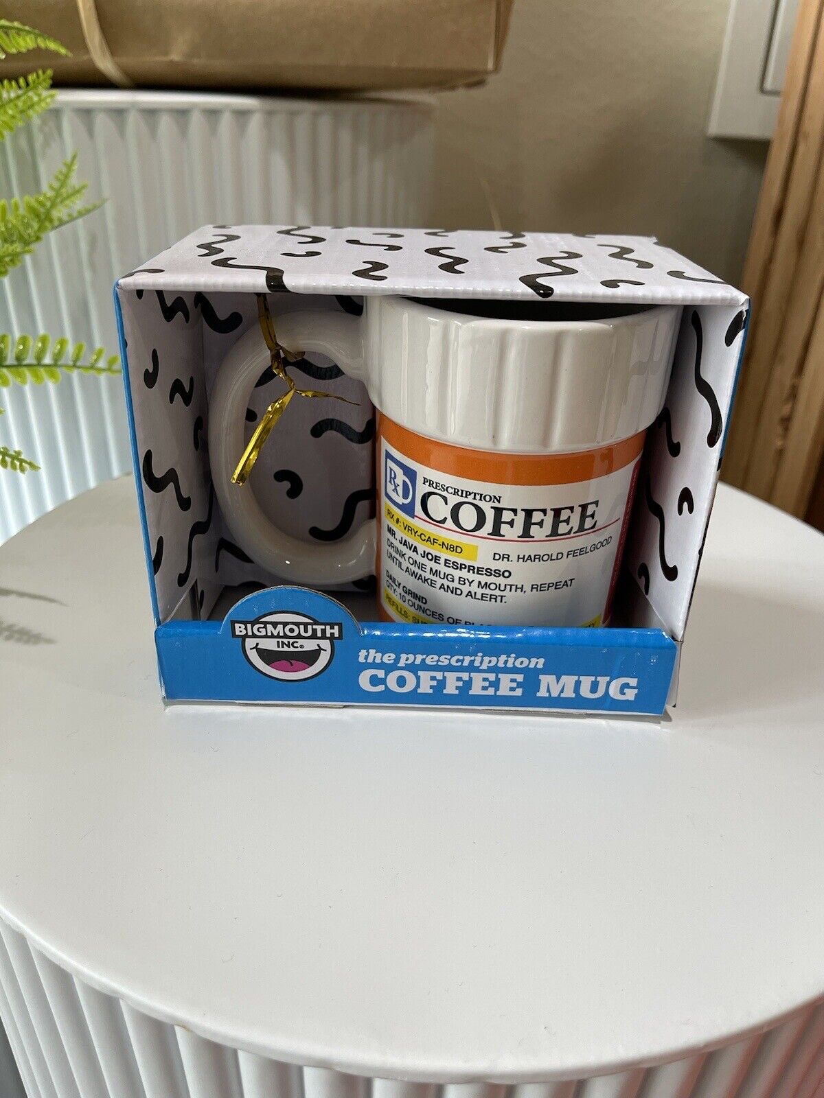 BIGMOUTH Inc Prescription COFFEE MUG 12oz - Brand New in Box