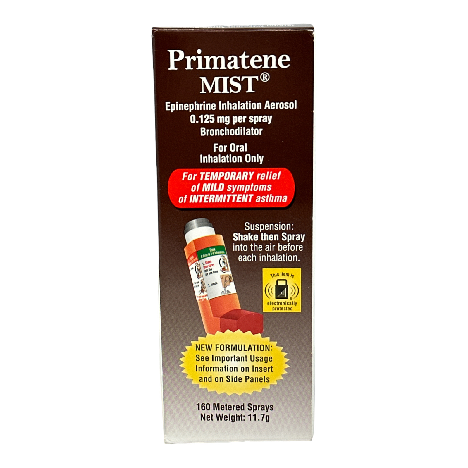 Primatene Mist Epinephrine Inhalation Aerosol 0.125 mg Per Spray Bronchodilator 