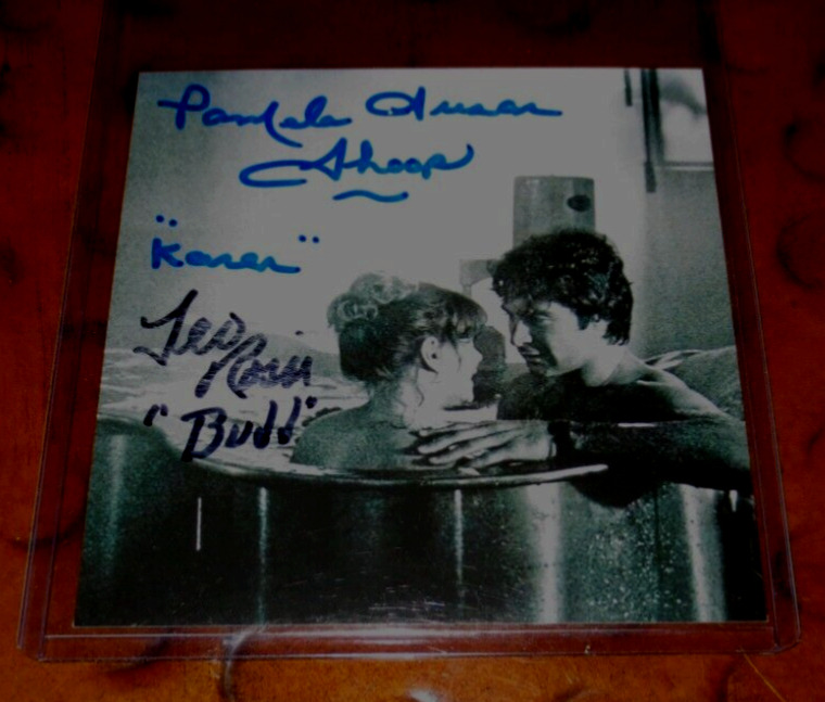 Leo Rossi & Pamela Susan Shoop dual signed autographed photo Halloween 2 (1981)